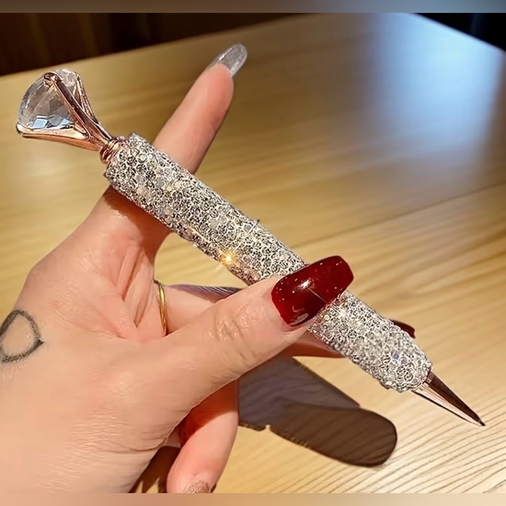 Crystal-Embellished Pen